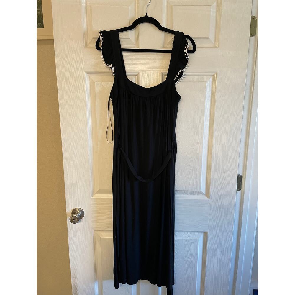 NWT LOFT outlet Ruffle Sleeve Belted Dress Women’s Size Medium